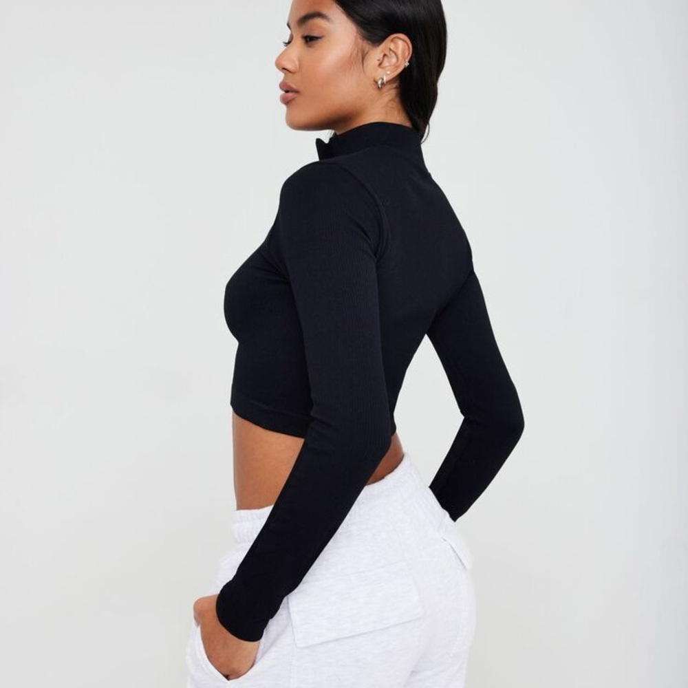 Garage Ribbed Zip Up